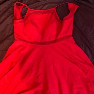 Red Hoco Dress